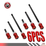 6PCS 1/4 Hex Shank Quick Release Magnetic Screwdriver Extension Holder Drill Bit. Fixed Price $7.99.