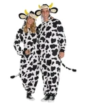 Cow Zipster Adult Unisex L/xl Fits Up To Hood Jumpsuit Halloween Costume 468. Fixed Price $24.99.