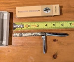 Rough Rider RR198 Doctors Knife Bone Scrimshaw Ship Mountains Seascape Nos. Fixed Price $49.95.