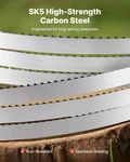 Bandsaw Blade 150IN 4TPI SK5 Carbon Steel 0.75IN Width Replacement For Wood. Fixed Price $39.99.