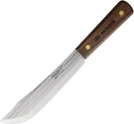 Old Hickory Kitchen Butcher Knife 7" Carbon Steel Blade Wood Handle. Fixed Price $29.19.