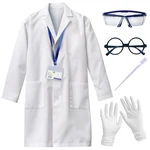 Unglinga Kids Scientist Costume Lab Coat Doctor Pretend 47-51INCH , White. Fixed Price $16.62.