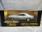 1/18 Scale Ertl 1969 ZL-1 Camaro "10 Fastest" Silver Limited Diecast Car #32757. Fixed Price $100.00.