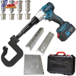 Cordless Metal Hole Puncher Steel Punching Machine Electric Handheld Tool. Fixed Price $613.19.