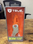 True Berm Keychain Flipper Knife Orange /grey. Fixed Price $25.99.