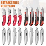 16PCS Safety Foldable Multipurpose Retractable Utility Knife Cutter+ 8 Blades. Fixed Price $49.99.