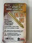 26PCS 1/4 Inch Tandy Alphabet Letter Stamp Set, Plus Metal Leather Craft Tool.. Fixed Price $10.25.