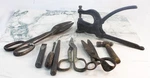 8-PC Vintage Usa Trade Tool Lot "little Giant" Cast Iron Clamp WISS-7. Fixed Price $89.00.