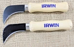 2 Irwin Linoleum Carpet Knife Fixed Curved Blade Construction Cutting Tools Ex. Fixed Price $19.95.