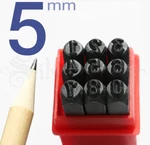 5MM Number Punch Set 9PC Hardened Bearing Steel Metal Stamping Tool Kit. Fixed Price $9.31.
