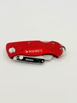 Husky Folding Utility Knife Box Cutter Replaceable Blade Red Pocket Tool. Fixed Price $14.99.