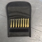 Starrett N0. S565 Set Drive Pin Punches Brass 8-PC. Fixed Price $49.99.