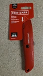 Craftsman Retractable Utility Knife Includes 3 Blades *quick Release-new!. Fixed Price $5.64.