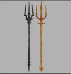 Aquaman Dc Comics, Black Manta Tridents, 35-INCH Movie-styling, Super Hero. Fixed Price $26.99.