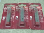 Ace 2404598 #22 Hobby Blade Pack Lot Of 3 Nip. Fixed Price $9.95.