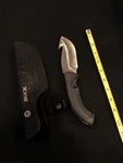 Buck Omni Hunter Guthook 393 Fixed Blade Knife. Fixed Price $45.00.
