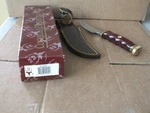 Cuchillo Deportivo Ruko Muela Skinning Knife DP-10M W/sheath Spain New/orig. Box. Fixed Price $111.95.