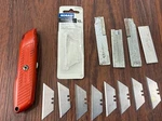 Stanley Utility Knife Box Cutter Retractable Usa Kobalt Blades. Fixed Price $18.95.