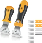 Mulwark Razor Blade Scraper 2 Handles Set With Extra 10PCS. Fixed Price $16.88.