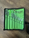 Swanlake Roll Pin Punch Set 9PC Sae 1/16 -5/16 New Unused W/ Case. Fixed Price $36.80.