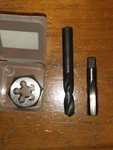 Pipe Npt Bspt 1/8" 1/4" 3/8"" 1/2" Rh Hss Hand Tap Die Nut+drill Set. Fixed Price $96.06.
