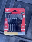 Milwaukee Open-lok Oscillating Saw Blade 5 Piece Japanese Hardwood Multi Tool. Fixed Price $21.95.