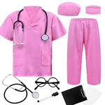 Scrubs Set,doctor Kit For Kids,doctor Costume With Pretend Playse.... Fixed Price $24.12.