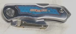 Channellock Lockback Folding Pocket Carton Box Cutter Knife Blue 4". Fixed Price $23.00.