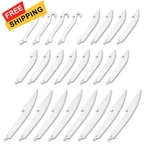 Outdoor Edge 3.5" Razorsafe Replacement Combo 24 Piece Value Pack, White. Fixed Price $68.74.