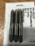 (3) Norseman M9-1 Carbon Steel 4 Flute Plug Tap. Fixed Price $15.00.