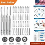 Versatile 84-PIECE Scalpel Blades Handle Kit For Crafts & Surgical Precision. Fixed Price $21.99.