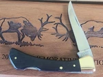 Vtg Craftsman 95075 Stainless Usa Lockback Knife .. Fixed Price $20.00.