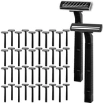 110 Pcs Twin Blade Disposable Razors With Clear Safety Cap, Shaving Bulk. Fixed Price $28.33.