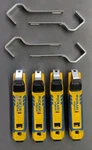 Lot Of 4 Jokari No 27 Secura Cable Stripper Knife 8-28MM + Extra 35MM Brackets. Fixed Price $99.95.