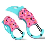 Funbro Small Pocket Knife For Women, Cute Donut Folding Box Cutter With 1.34 .... Fixed Price $19.23.