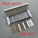 100 Pcs Razor Blades Single Edge Extra Sharp Heat Treated Safety Knife Scrapers. Fixed Price $6.56.