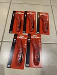 Qty 5 New Crescent Auto-retracting Safety Knife (ctkar) Ea W/3 Blades Lot. Fixed Price $69.99.