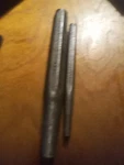 *rare* Plvmb Tool Set Of Two Center Punches. 41-5/8 And 41-5/16. Great Cond.. Fixed Price $43.00.