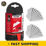 Hautmec 100 Pack Utility Knife Blades - Safe Carbon Steel Replacement. Fixed Price $31.99.