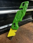 Custom Milwaukee Fastback Utility Knife Big Green Tractor Edition. Fixed Price $75.00.