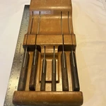 Vtg Craftsman Knives Vanadium Steel Made In Usa Set Of 6 W/holder Free Shiip. Fixed Price $40.00.
