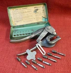 Whitney Metal Tool Co. Punch NO.5 Jr., Complete Set In Great Cond. Ships Free!!. Fixed Price $59.97.
