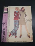Vintage Mccalls Scoop Neck Pocket Dress Pattern 3771 Size 14 Free Shipping. Fixed Price $8.99.