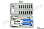 New Hand Held Power Hole Punch Set Sheet Metal Plastic Die Aviation Heavy Duty. Fixed Price $31.95.