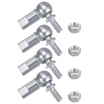 Uxcell 4PCS CS10 Angle Ball Joint, M6X1.0 Right Hand Male M6, Silver Tone. Fixed Price $14.47.