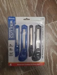 Bazic Jumbo & Mini Multipurpose Cutter Knife Assorted Color, Snap-off. Fixed Price $11.50.