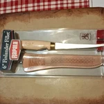 Rapala FLF6 6" Fillet Knife Wood Handle Stainless Steel Blade With Sheath. Fixed Price $27.99.