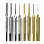 New 8PC Punch Set - Brass & Chrome #ST1024C * Us Free Shipping. Fixed Price $17.98.