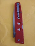 Cold Steel Hold Out 6" S35VN Red G10 Handle Plain Esge Folding Knife. Fixed Price $94.99.