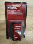 Husky Utility Blades (100-PIECE). Fixed Price $19.99.
